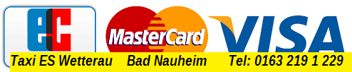 Flughafentransfer,EC Card,Paypal,Bezahlung oder Abrechnung